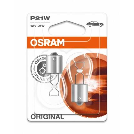 Лампа накаливания Osram ORIGINAL LINE 12V (P21W, 7506-02B) Компл (2шт)