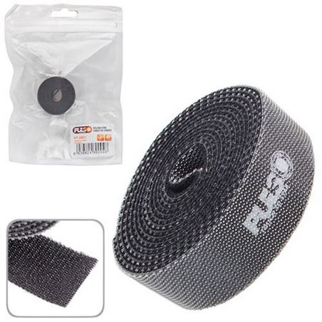 Лента-липучка для фиксации проводов PULSO 15mm*1mm, 2 метра (VT-2802) фото