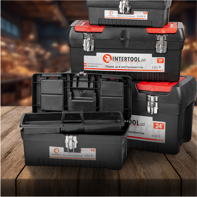 Назначение набора ящиков для инстумента  INTERTOOL BX-0004